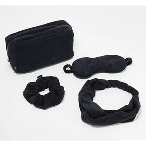 Barefoot Dreams DozyTerry Resort 3-Piece Set wit Black A644308